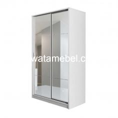 Sliding Door Wardrobe Size 120  - Siena SL 200  / White 